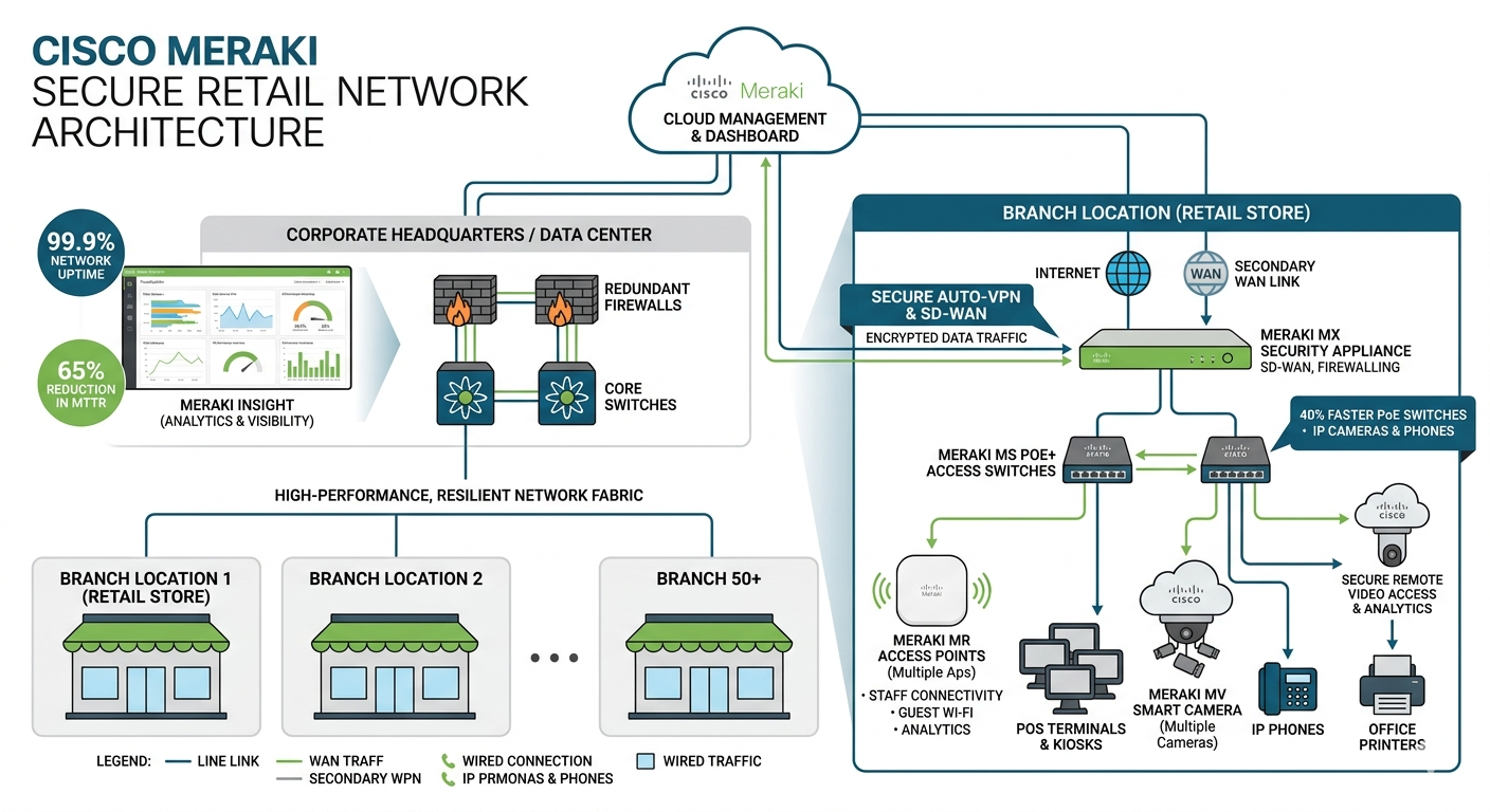 Cisco Meraki Solution Implementation Dashboard